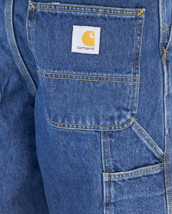 26SS 칼하트 WIP 스미스 데님 싱글 니 쇼츠 I032026 BLUE - CARHARTT WIP