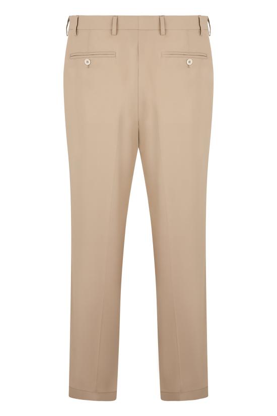 26SS 프라다 테일러드 코튼 팬츠 UP0419 S OOO BEIGE - PRADA