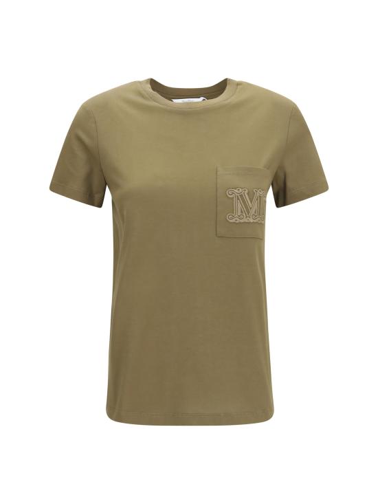 26FW 막스마라 파파이 코튼 저지 티셔츠 2621946051600 BEIGE - MAX MARA