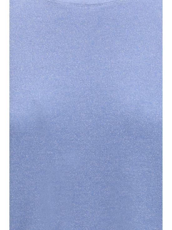 26SS 브루넬로 쿠치넬리 스파클링 캐시미어 실크 니트 티셔츠 M41810000 BLUE - BRUNELLO CUCINELLI