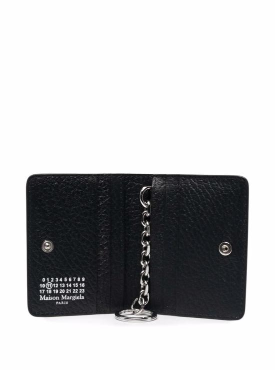 26SS 마르지엘라 스티치 키링 카드지갑 S56UI0128 BLACK - MAISON MARGIELA
