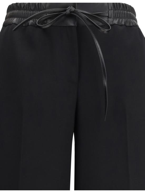 26SS 알라이아 팬츠 AA9P1317W130C BLACK - ALAIA
