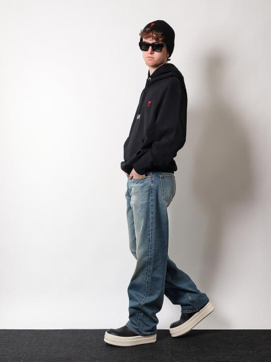 26FW 아미 탑 BFUSW235 BLACK - AMI