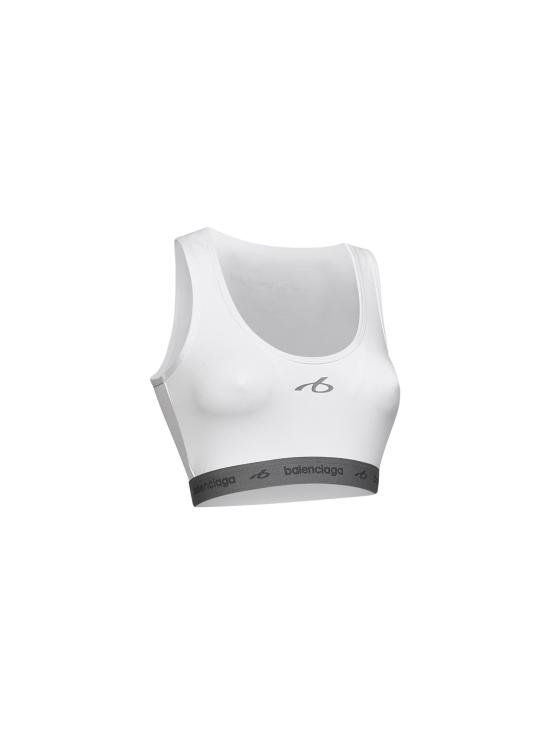 26FW 발렌시아가 민소매 티셔츠 A0023QTUVN79000 WHITE - BALENCIAGA