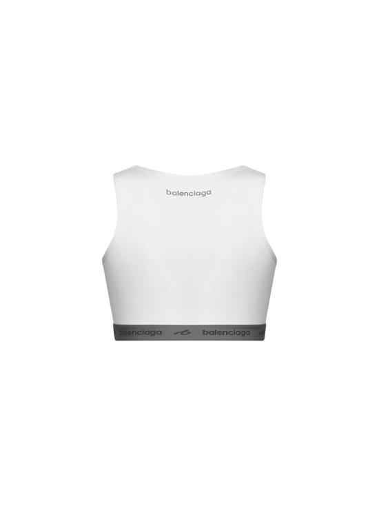26FW 발렌시아가 민소매 티셔츠 A0023QTUVN79000 WHITE - BALENCIAGA