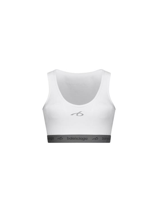 26FW 발렌시아가 민소매 티셔츠 A0023QTUVN79000 WHITE
