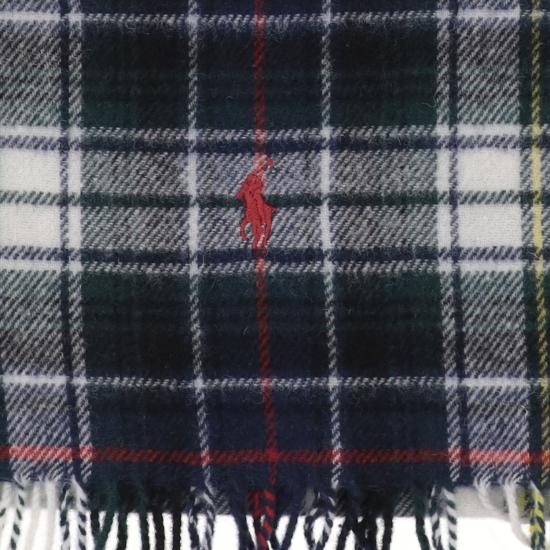 26FW 폴로 랄프로렌 클래식 플래드 스카프 449959354 BLACK - POLO RALPH LAUREN
