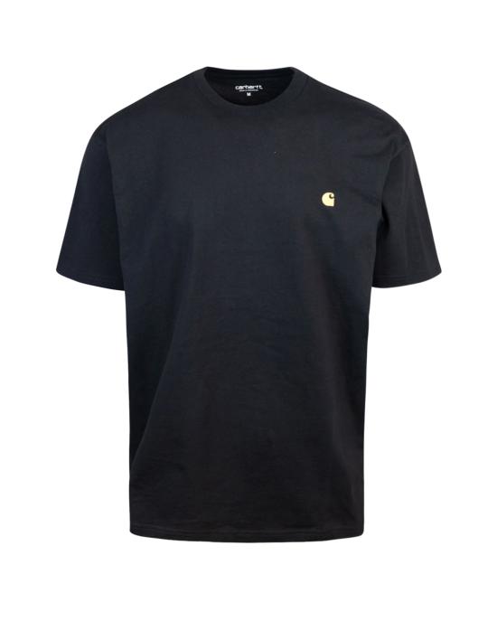 26FW 칼하트 WIP 숏슬리브 체이스 티셔츠 I026391 BLACK
