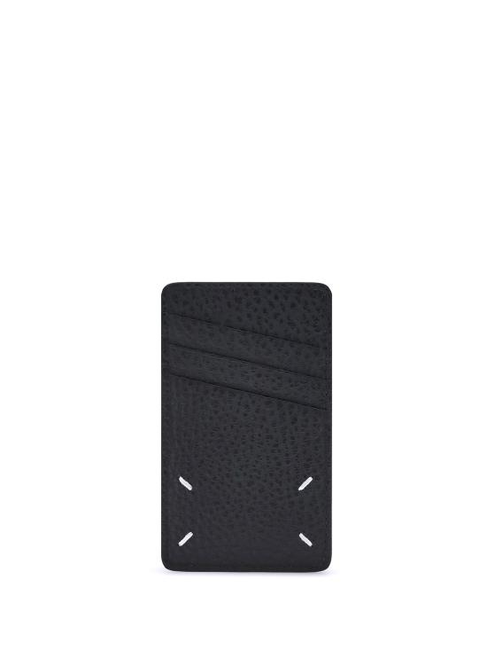 26FW 마르지엘라 버티컬 포 스티치 카드 홀더 SA1VX0017P4455 BLACK