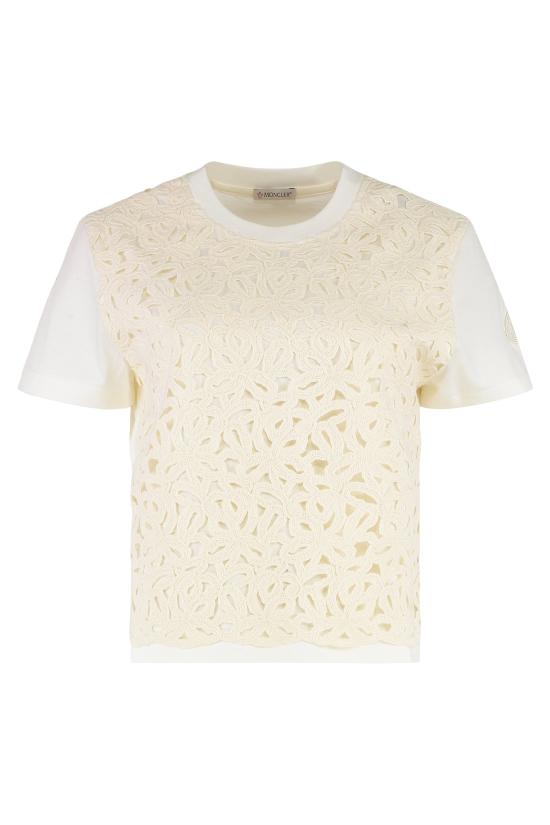  몽클레어 폴로 티셔츠 K10938C00050 IVORY