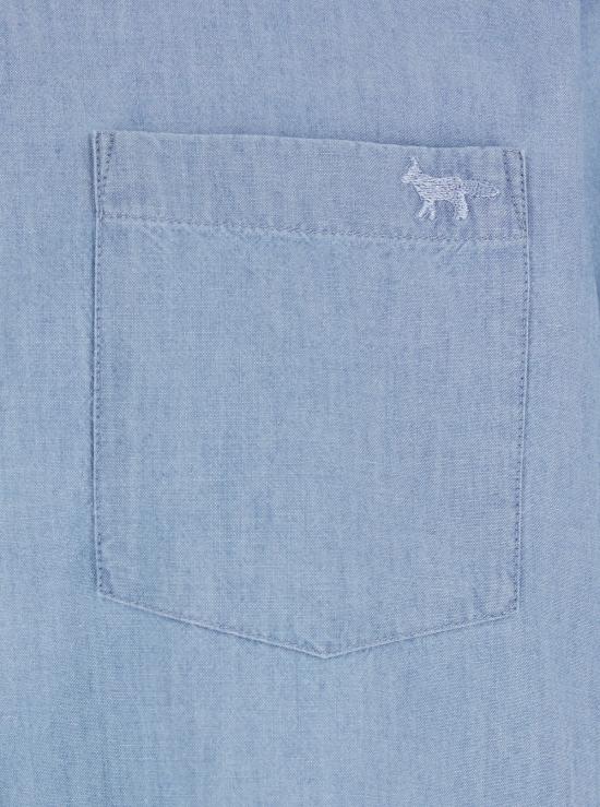 26SS 메종키츠네 셔츠 QM00412WC5006 BLUE - MAISON KITSUNE