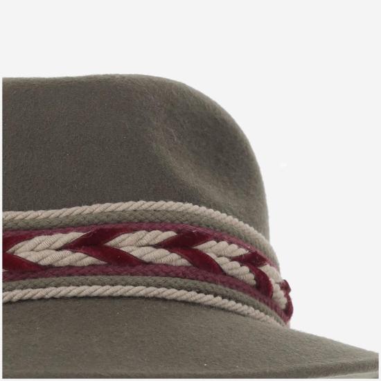  알렉시아 알바레즈 데 톨레도 모자 GREENHATBORDEAUXRIBBON GRAY - ALEXIA ALVAREZ DE TOLEDO