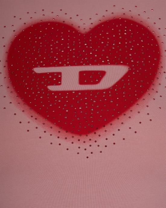 26SS 디젤 폴로 티셔츠 A20980 PINK - DIESEL