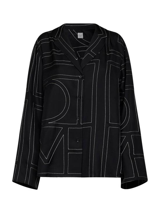 26FW 토템 셔츠 263WRT0881FB0704 001 BLACK