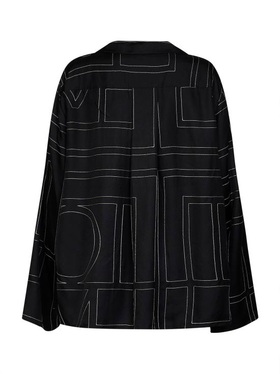 26FW 토템 셔츠 263WRT0881FB0704 001 BLACK - TOTEME