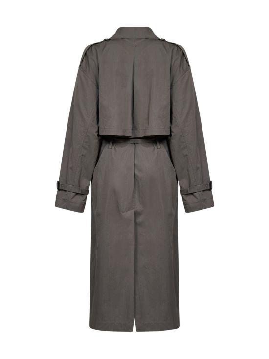 26FW 토템 크리스프 서머 트렌치 코트 252WRO0197FB0410 079 GRAY - TOTEME
