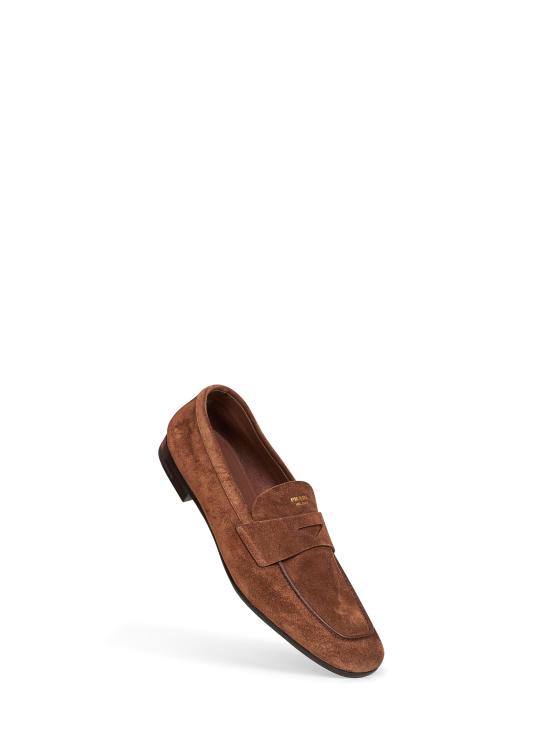 26SS 프라다 레더 페니 로퍼 2DF090X000054F0324 BROWN - PRADA