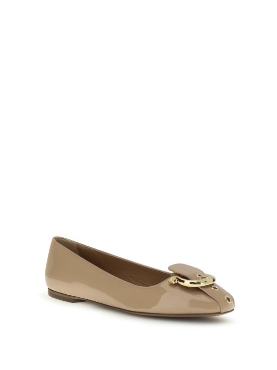 26SS 살바토레 페라가모 플랫 슈즈 790253 BEIGE - SALVATORE FERRAGAMO