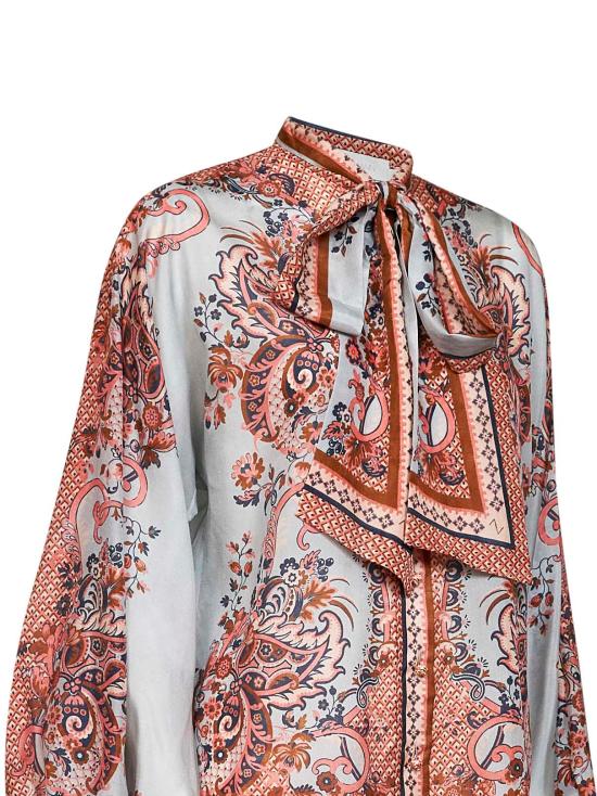 26FW 짐머만 셔츠 4461TSS261 BLUPF MULTICOLOR - ZIMMERMANN