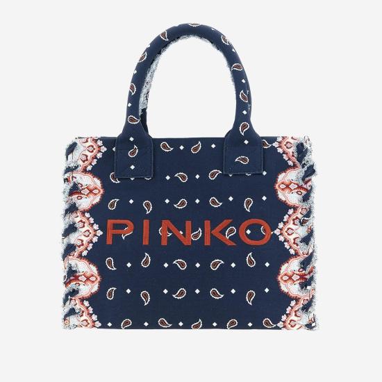 26SS 핑코 토트백 106673 NAVY - PINKO