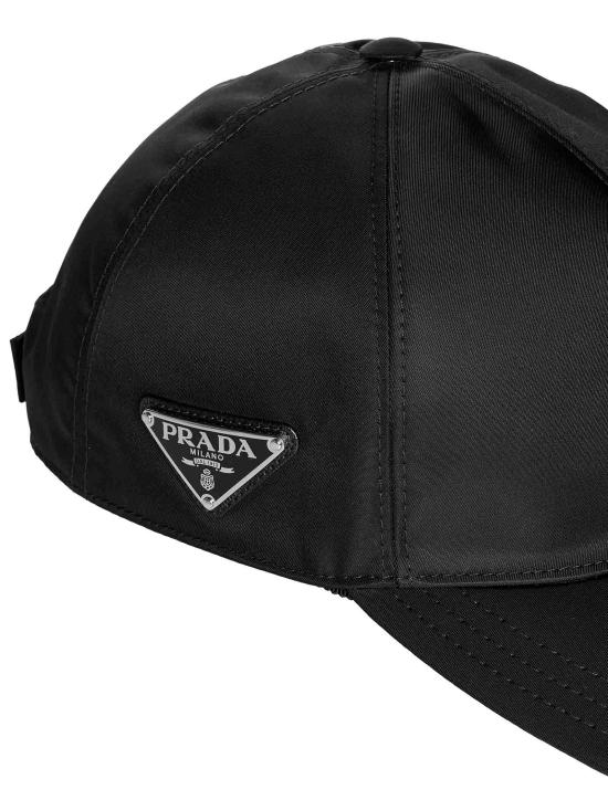 26FW 프라다 리나일론 베이스볼 캡 2HC2742DMIF0002 BLACK - PRADA