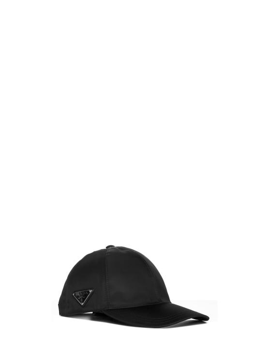 26FW 프라다 리나일론 베이스볼 캡 2HC2742DMIF0002 BLACK - PRADA