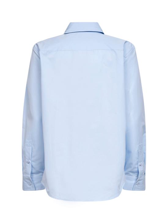 26SS 버버리 레귤러핏 코튼 포플린 포멀 셔츠 8123704 C5130 BLUE - BURBERRY