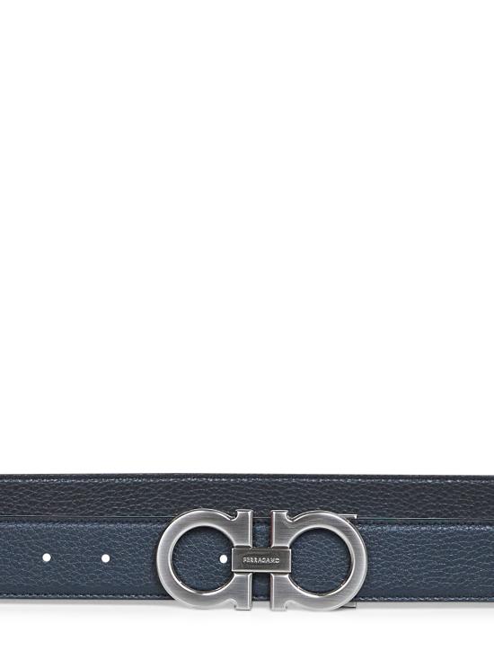 26FW 살바토레 페라가모 벨트 679710DOUBLEADJUS697875 BLUE - SALVATORE FERRAGAMO