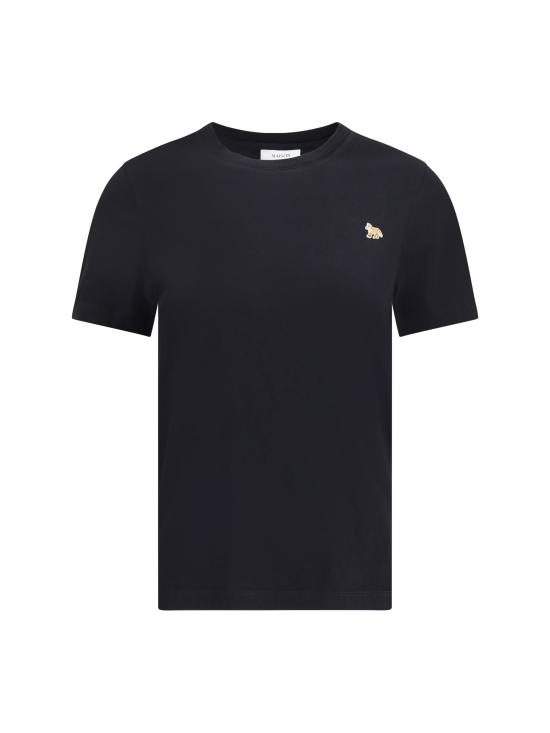 26SS 메종키츠네 베이비 폭스 레귤러 티셔츠 PW00115KJ7026 BLACK