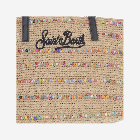 26SS 세인트바쓰 토트백 RAFC002 BEIGE - MC2 SAINT BARTH