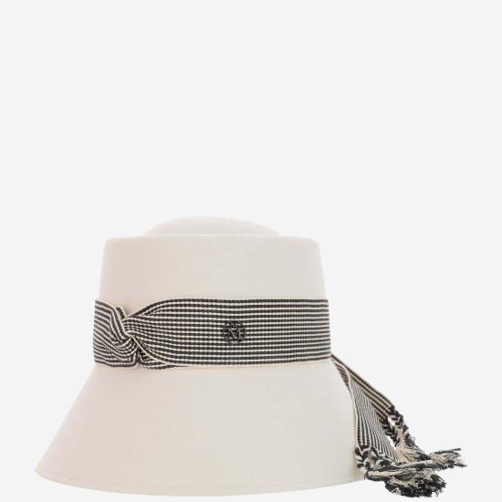  메종미셸 볼캡 1157003001 WHITE