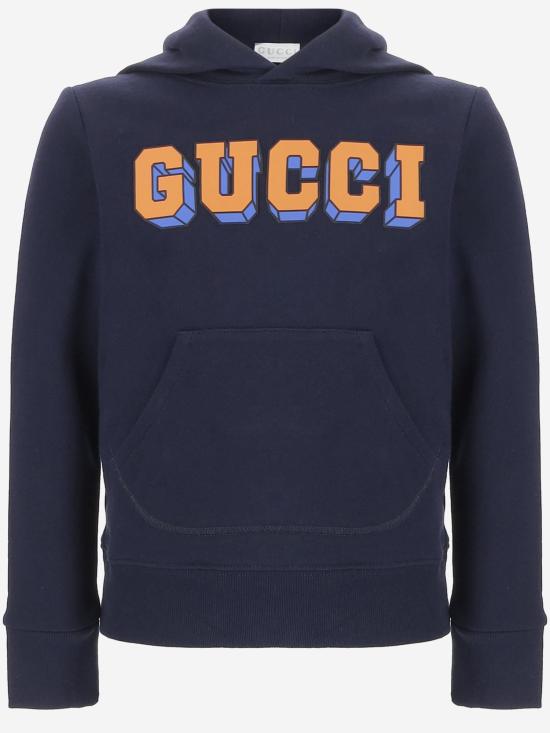 25FW 구찌 후드 티셔츠 773379 NAVY - GUCCI