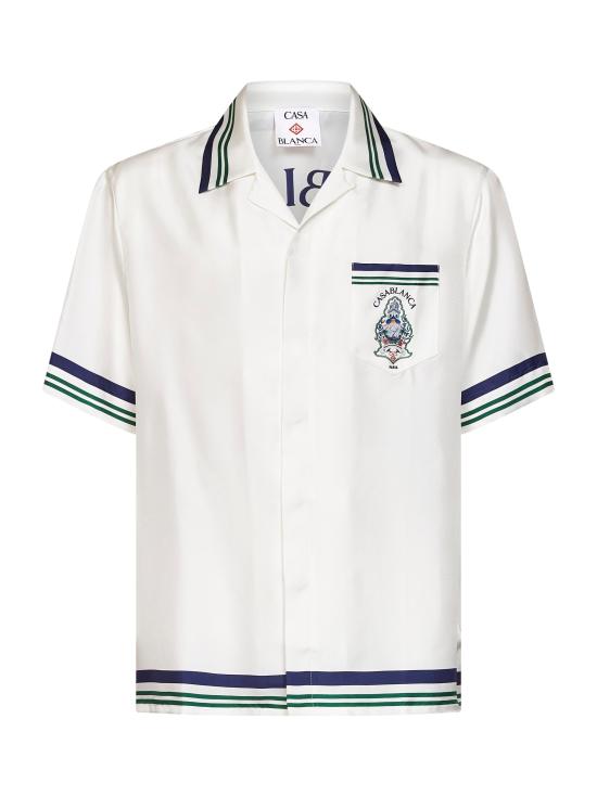 26FW 카사블랑카 셔츠 MPF26SH00301 HOTELEMBLEM WHITE
