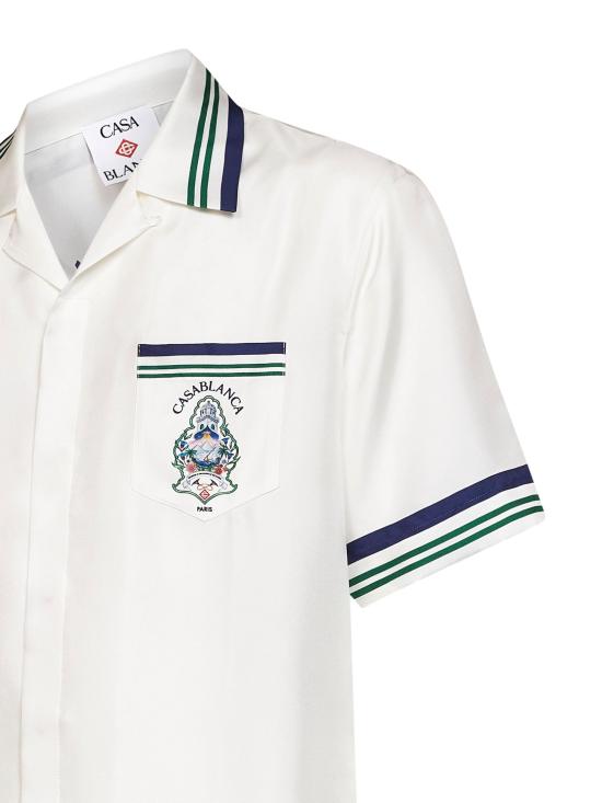 26FW 카사블랑카 셔츠 MPF26SH00301 HOTELEMBLEM WHITE - CASABLANCA
