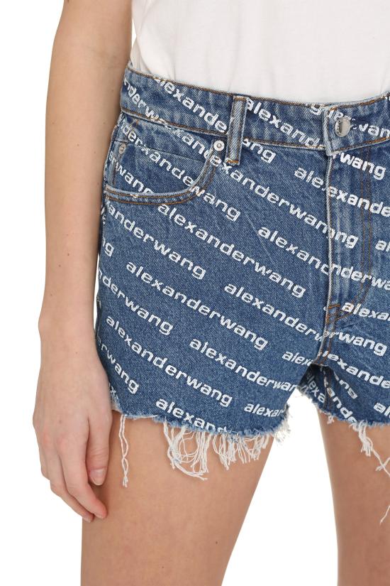  알렉산더 왕 데님 숏팬츠 4DC1214897 BLUE - ALEXANDER WANG