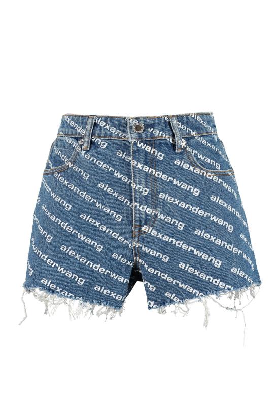  알렉산더 왕 데님 숏팬츠 4DC1214897 BLUE