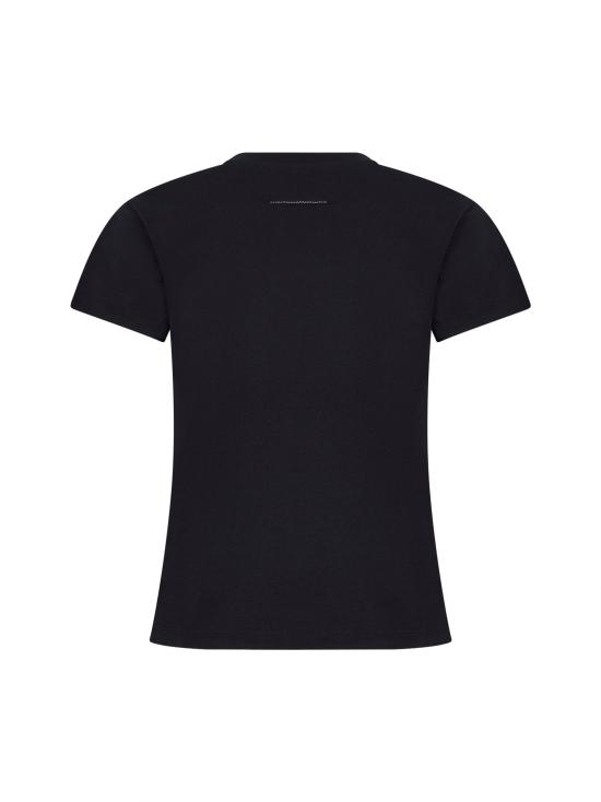 26FW MM6 메종마르지엘라 뉴메릭 코튼 저지 티셔츠 S52GC0327M20170900 BLACK - MM6 MAISON MARGIELA