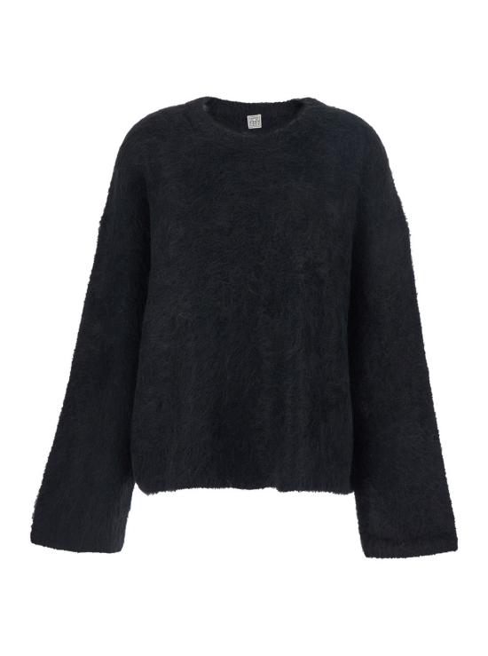 25FW 토템 박시 알파카 니트 244WRT873YA0106 BLACK
