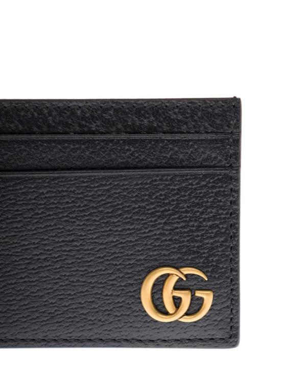 26SS 구찌 GG 마몽 레더 머니 클립 436022 BLACK - GUCCI