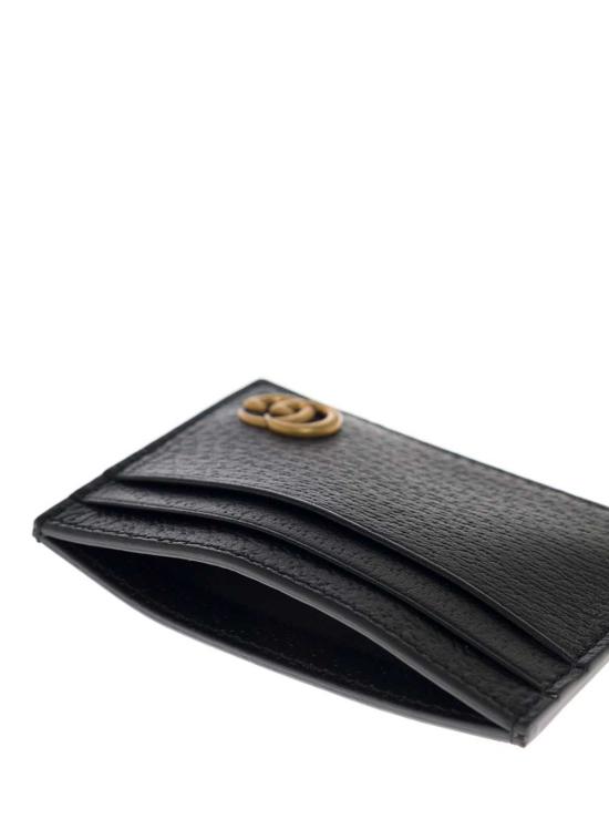 26SS 구찌 GG 마몽 레더 머니 클립 436022 BLACK - GUCCI