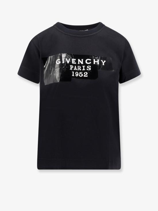 25FW 지방시 폴로 티셔츠 BW70FJP78U BLACK
