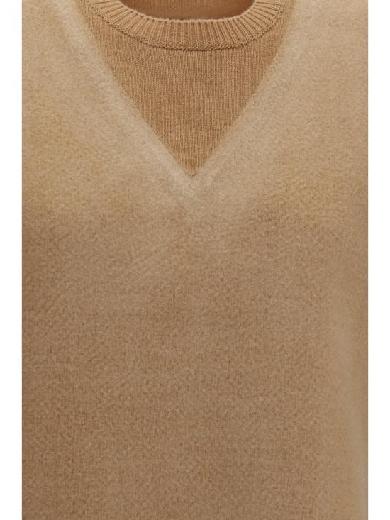 26FW 마르지엘라 민소매 티셔츠 S51FB0086M13304 BEIGE - MAISON MARGIELA