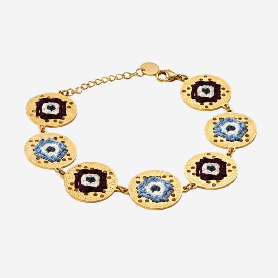  L'Eight Studio 팔찌 BR06GLEYEB GOLD