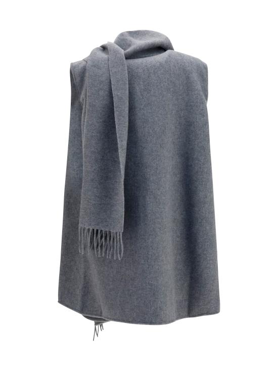 26FW 파비아나 필리피 케이프 SAD216A908M538 GRAY - FABIANA FILIPPI