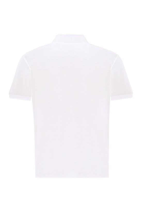  아미 스몰 하트 로고 폴로 셔츠 BFUPL001 760 WHITE - AMI