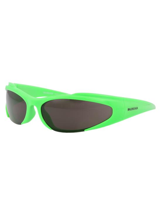  발렌시아가 스키웨어 리버스 엑스팬더 렉탱글 선글라스 BB0253S GREEN - BALENCIAGA