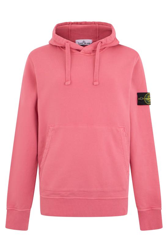 26FW 스톤 아일랜드 후드 티셔츠 6100062 PINK