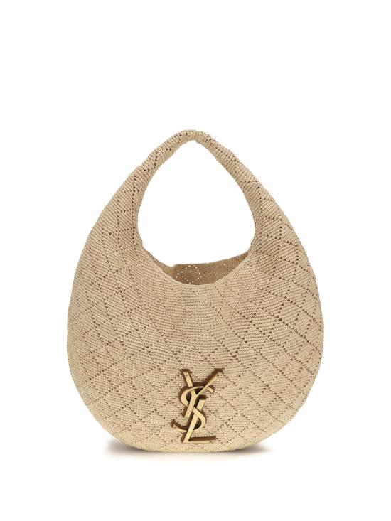 26SS 생로랑 라피아 이카레 쇼핑백 868740GAAGT BEIGE