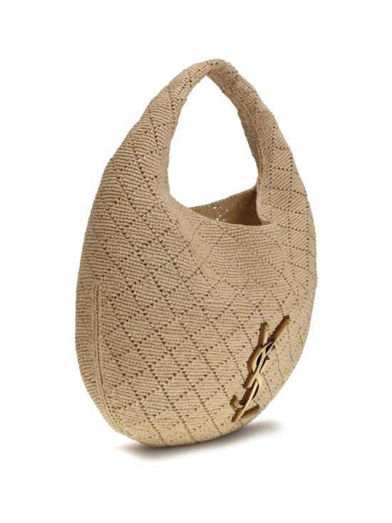 26SS 생로랑 라피아 이카레 쇼핑백 868740GAAGT BEIGE - SAINT LAURENT