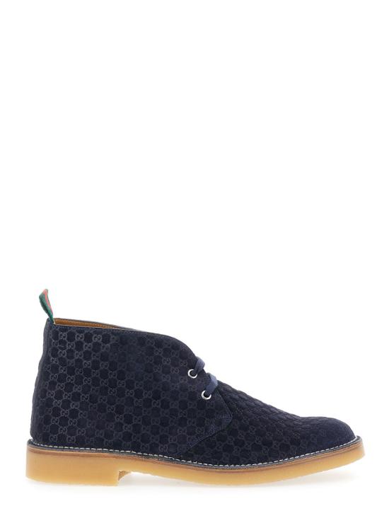 25FW 구찌 웹 앵클 부츠 831283 BLUE